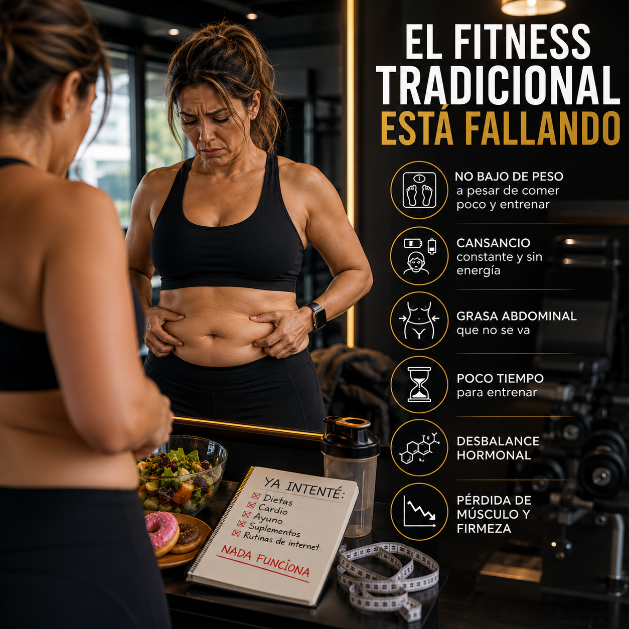 Problemas del fitness tradicional y estancamiento corporal